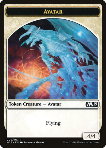 Avatar Token [Core Set 2019 Tokens] Magic: The Gathering