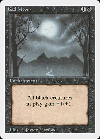 Bad Moon [Revised Edition] Magic: The Gathering