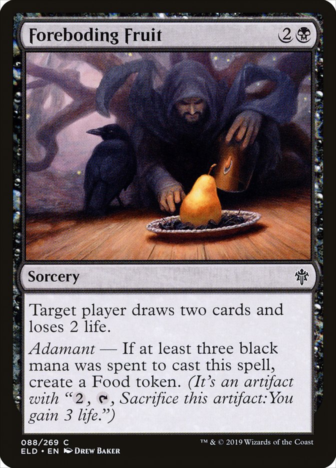 Foreboding Fruit [Throne of Eldraine] Magic: The Gathering