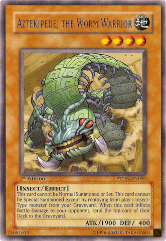Aztekipede, the Worm Warrior [PTDN-EN089] Rare Yu-Gi-Oh!