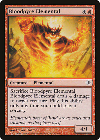 Bloodpyre Elemental [Shards of Alara] Magic: The Gathering