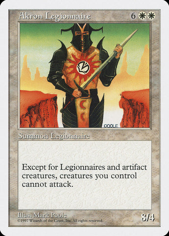 Akron Legionnaire [Fifth Edition] Magic: The Gathering