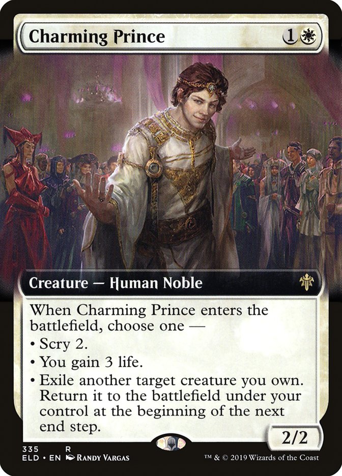 Charming Prince (Extended Art) [Throne of Eldraine] Magic: The Gathering