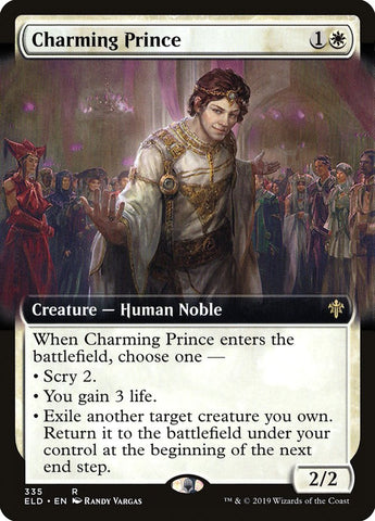 Charming Prince (Extended Art) [Throne of Eldraine] Magic: The Gathering