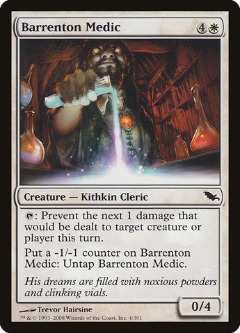 Barrenton Medic [Shadowmoor] Magic: The Gathering