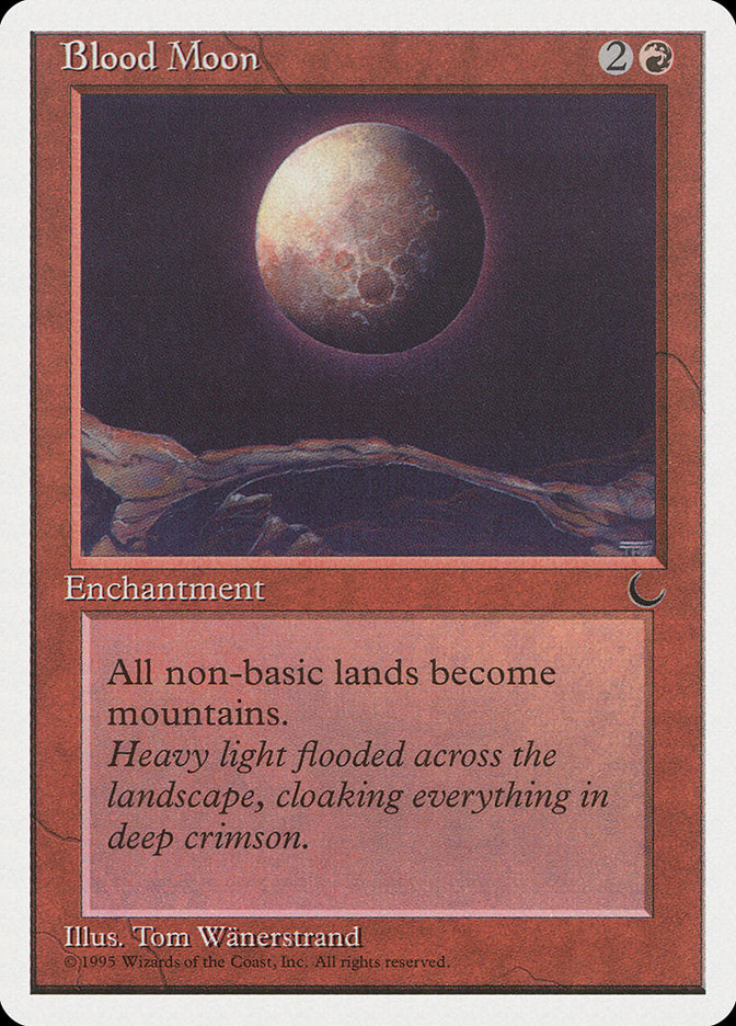 Blood Moon [Chronicles] Magic: The Gathering