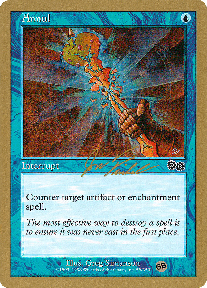 Annul (Jon Finkel) (SB) [World Championship Decks 2000] Magic: The Gathering
