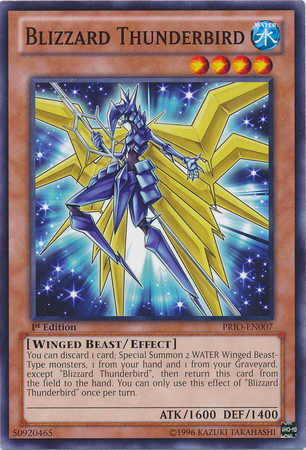 Blizzard Thunderbird [PRIO-EN007] Common Yu-Gi-Oh!
