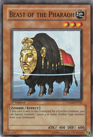 Beast of the Pharaoh [TDGS-EN032] Common Yu-Gi-Oh!