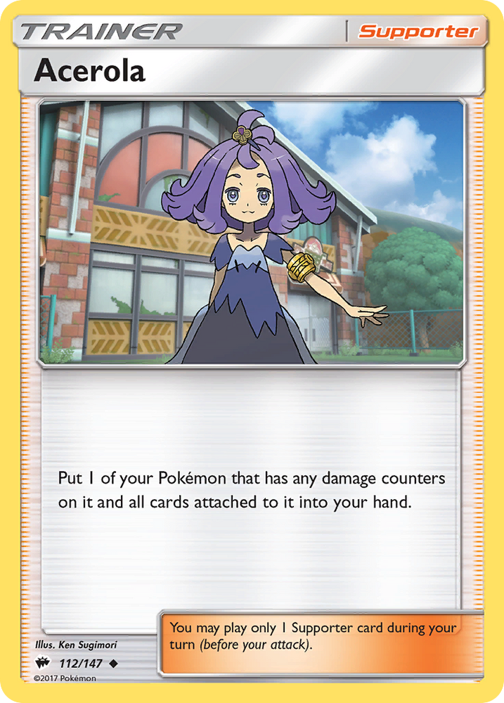 Acerola (112/147) [Sun & Moon: Burning Shadows] Pokémon
