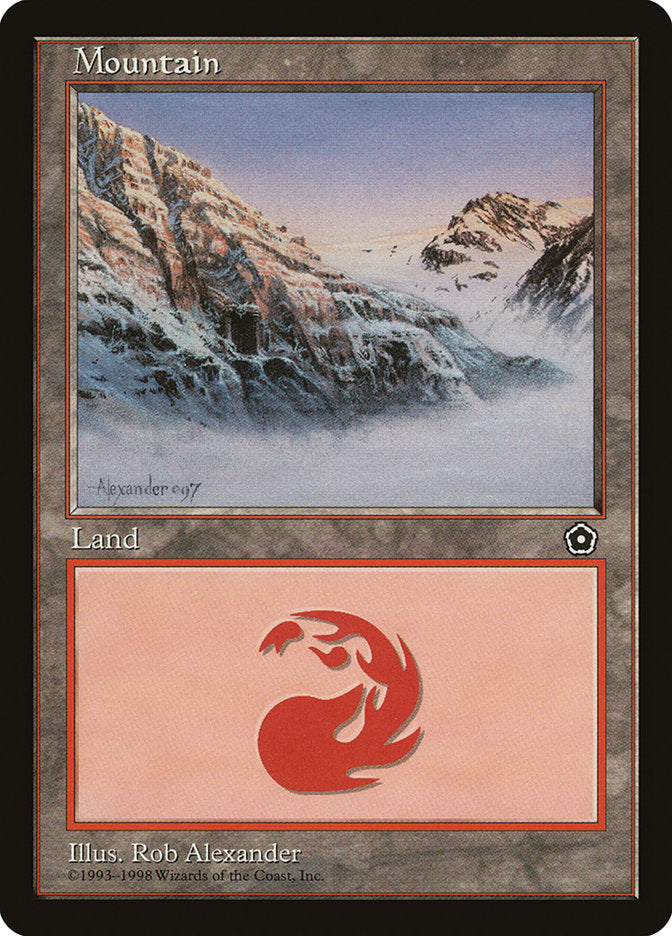 Mountain (161) [Portal Second Age] Magic: The Gathering