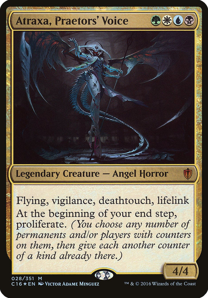 Atraxa, Praetors' Voice (Oversized) [Commander 2016 Oversized] Magic: The Gathering