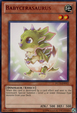 Babycerasaurus (Red) [DL13-EN012] Rare Yu-Gi-Oh!