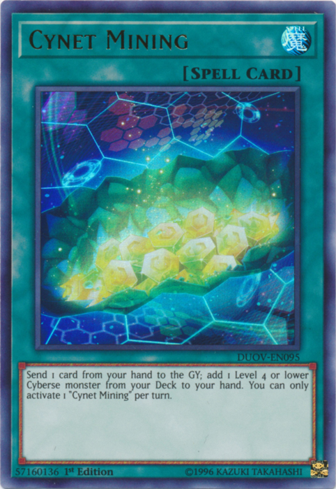 Cynet Mining [DUOV-EN095] Ultra Rare Yu-Gi-Oh!