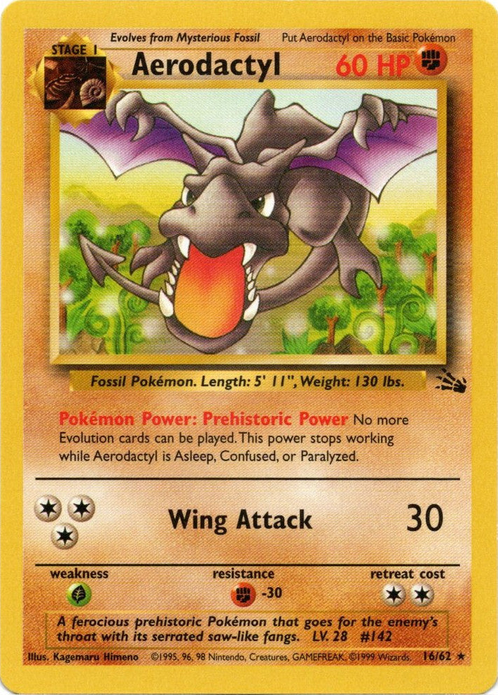 Aerodactyl (16/62) [Fossil Unlimited] Pokémon