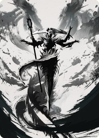 Atraxa, Grand Unifier 2 Art Card [Phyrexia: All Will Be One Art Series] Magic: The Gathering