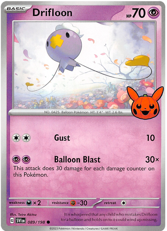 Drifloon (089/198) [Trick or Trade 2023] Pokémon