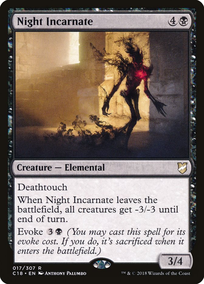 Night Incarnate [Commander 2018] Magic: The Gathering