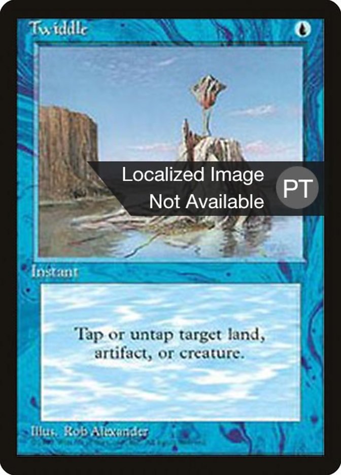 Twiddle [Fourth Edition (Foreign Black Border)] Magic: The Gathering