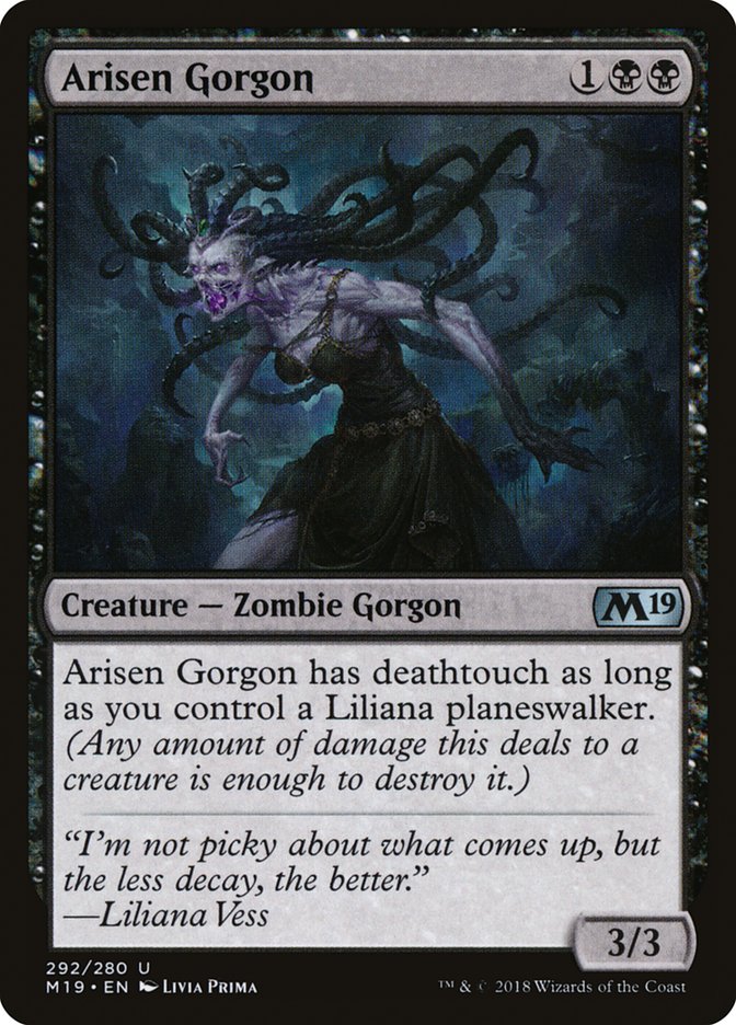 Arisen Gorgon [Core Set 2019] Magic: The Gathering