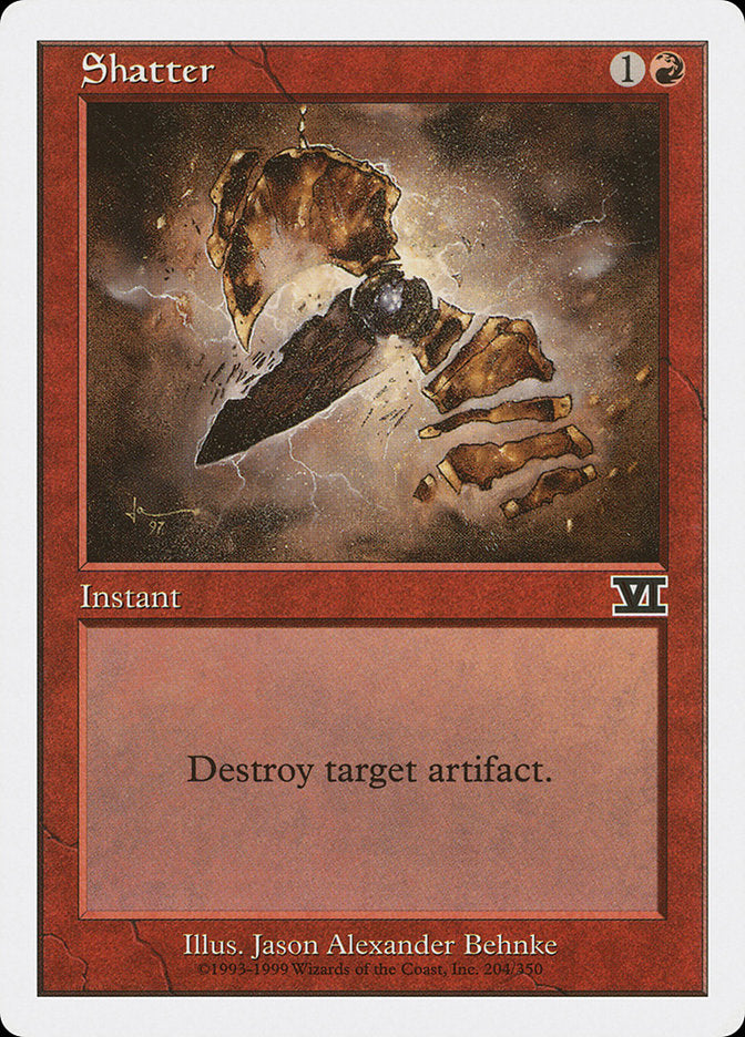 Shatter [Classic Sixth Edition] Magic: The Gathering
