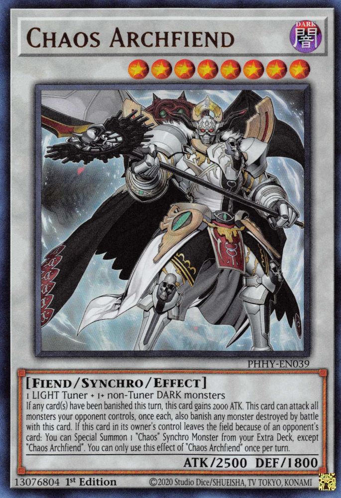 Chaos Archfiend [PHHY-EN039] Ultra Rare Yu-Gi-Oh!