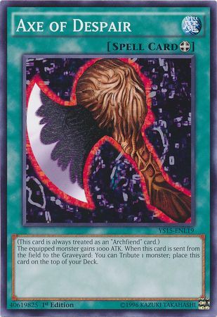 Axe of Despair [YS15-ENL19] Common Yu-Gi-Oh!
