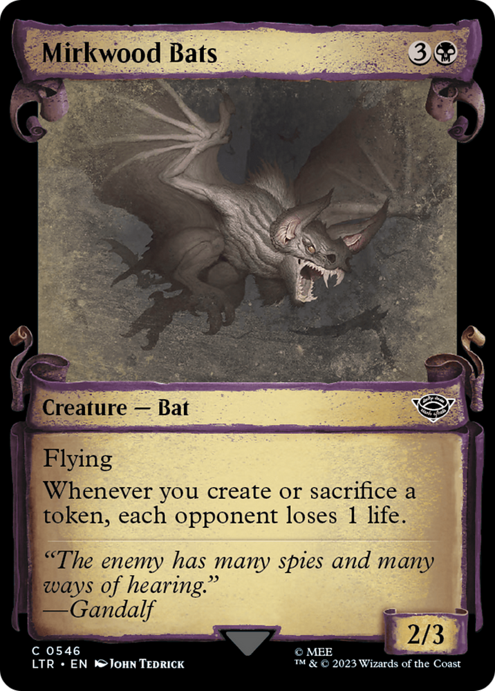 Mirkwood Bats [The Lord of the Rings: Tales of Middle-Earth Showcase Scrolls] Magic: The Gathering
