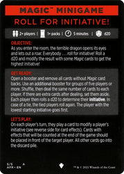 Roll for Initiative (Magic Minigame) [Dungeons & Dragons: Adventures in the Forgotten Realms Minigame] Magic: The Gathering