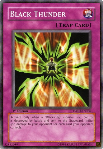 Black Thunder [TSHD-EN066] Common Yu-Gi-Oh!
