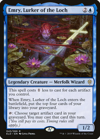 Emry, Lurker of the Loch [Throne of Eldraine] Magic: The Gathering