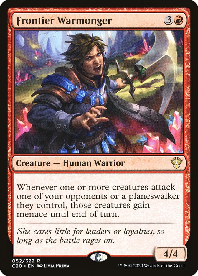 Frontier Warmonger [Commander 2020] Magic: The Gathering