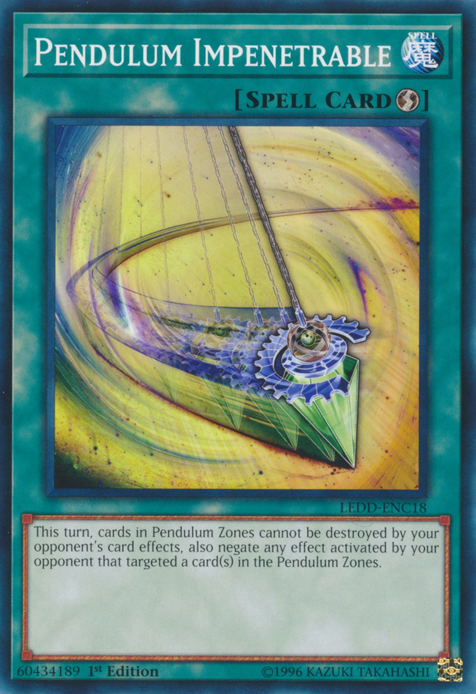 Pendulum Impenetrable [LEDD-ENC18] Common Yu-Gi-Oh!