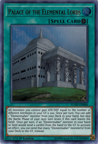 Palace of the Elemental Lords [FLOD-EN060] Ultra Rare