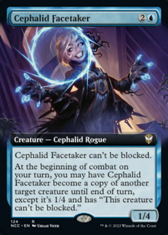 Cephalid Facetaker (Extended Art) [Streets of New Capenna Commander] Magic: The Gathering