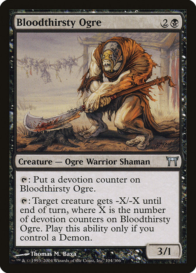 Bloodthirsty Ogre [Champions of Kamigawa] Magic: The Gathering