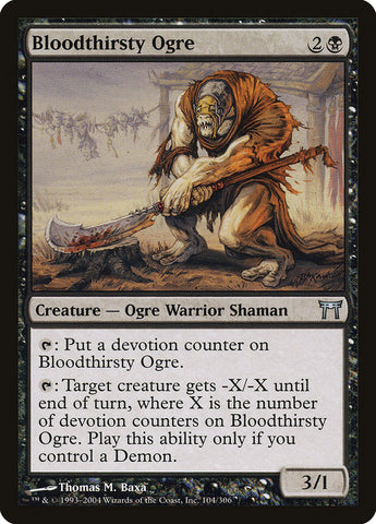 Bloodthirsty Ogre [Champions of Kamigawa] Magic: The Gathering