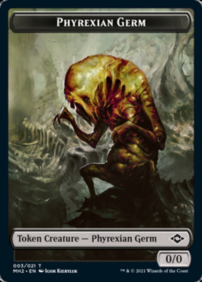 Phyrexian Germ Token [Modern Horizons 2 Tokens] Magic: The Gathering
