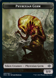 Food (17) // Phyrexian Germ Double-Sided Token [Modern Horizons 2 Tokens] Magic: The Gathering
