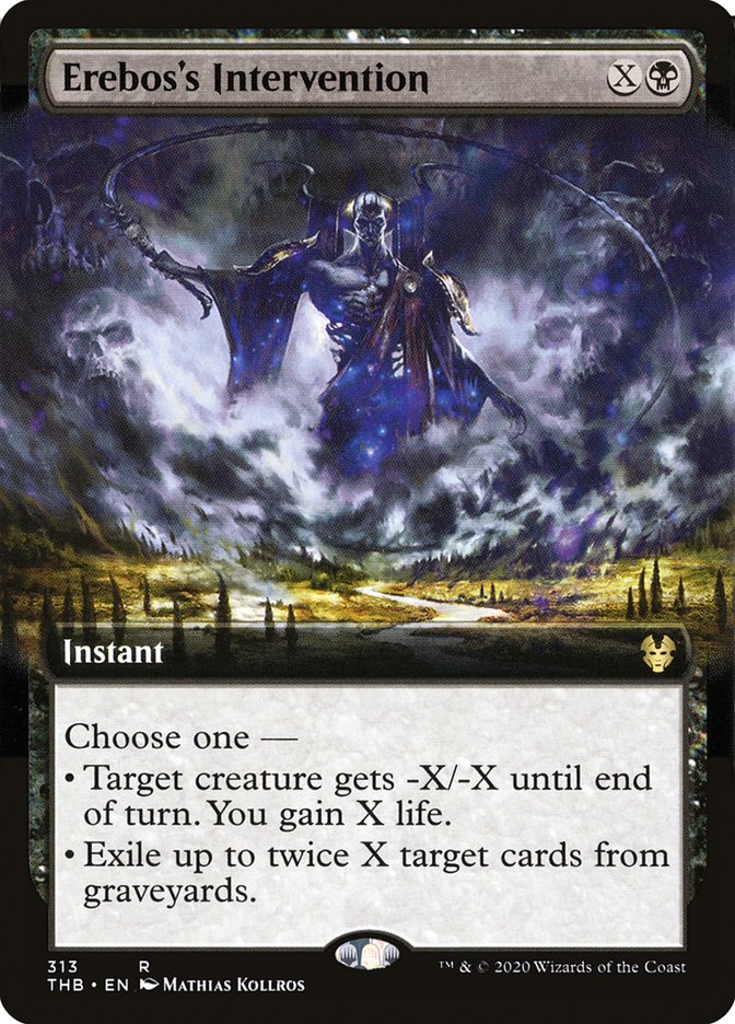 Erebos's Intervention (Extended Art) [Theros Beyond Death] Magic: The Gathering