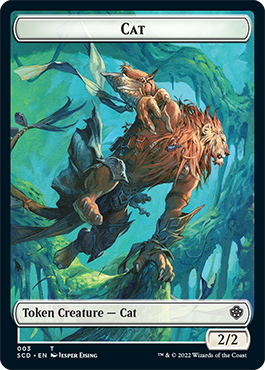 Insect // Cat Double-Sided Token [Starter Commander Decks] Magic: The Gathering