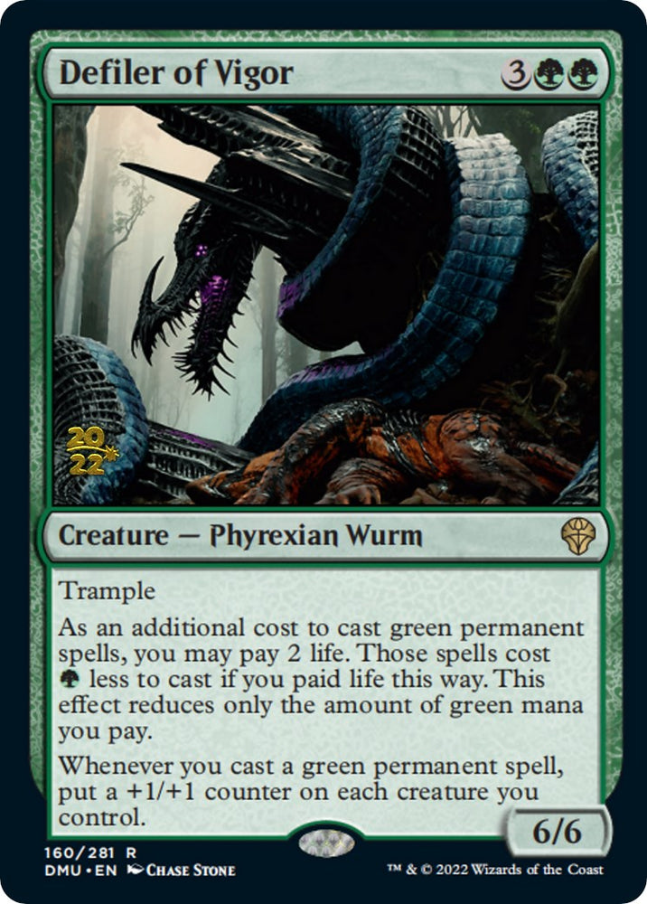 Defiler of Vigor [Dominaria United Prerelease Promos] Magic: The Gathering