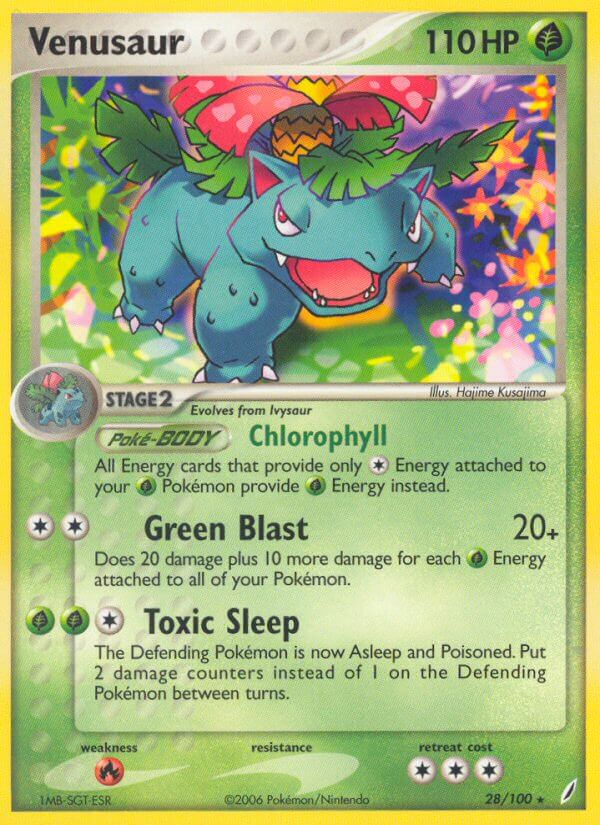 Venusaur (28/100) (Theme Deck Exclusive) [EX: Crystal Guardians] Pokémon