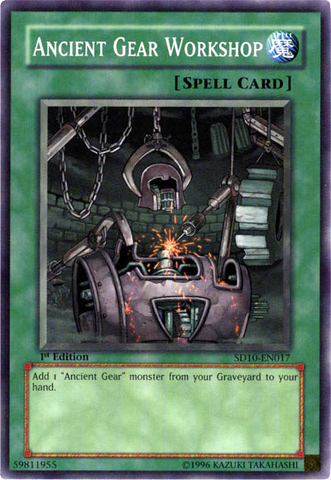 Ancient Gear Workshop [SD10-EN017] Common Yu-Gi-Oh!