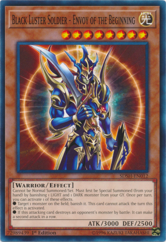Black Luster Soldier - Envoy of the Beginning [SDSH-EN012] Common Yu-Gi-Oh!