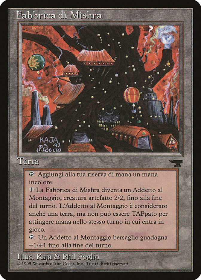 Mishra's Factory (Italian) - "Fabbrica di Mishra" [Rinascimento] Magic: The Gathering