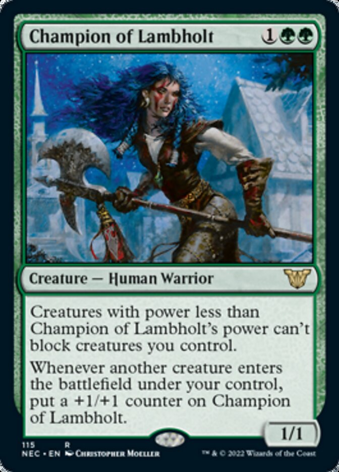 Champion of Lambholt [Kamigawa: Neon Dynasty Commander] Magic: The Gathering