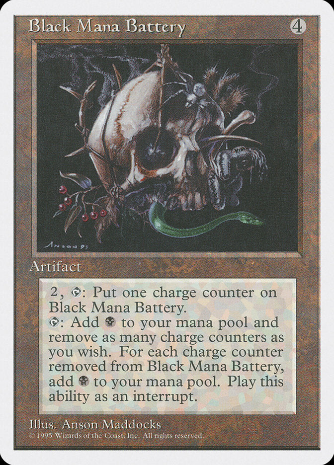 Black Mana Battery [Fourth Edition] Magic: The Gathering