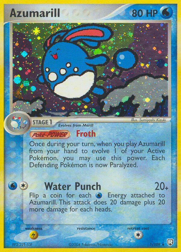 Azumarill (1/109) (Theme Deck Exclusive) [EX: Team Rocket Returns] Pokémon