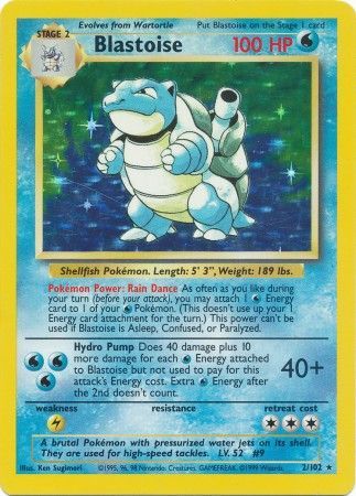 Blastoise (2/102) [Base Set Unlimited] Pokémon